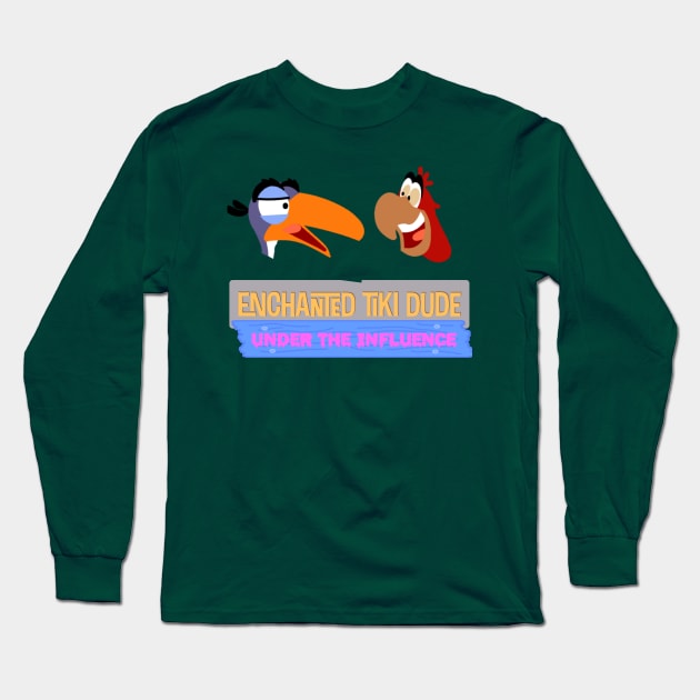 Enchanted Tiki Room: Under New Managment Long Sleeve T-Shirt by shallahan